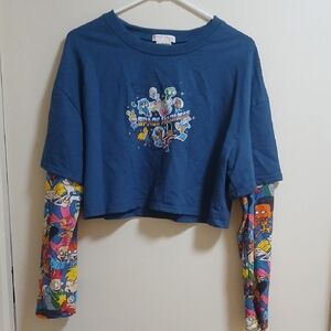 ROMWE Nickelodeon Crop Top